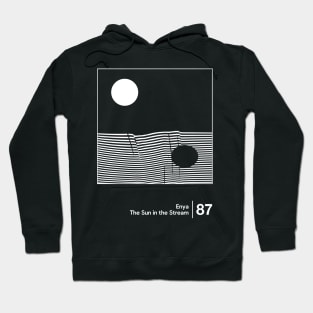 The Sun in the Stream - Original Minimalist Style Artwork Hoodie